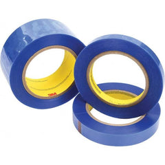 3M - 72 Yd x 18" Blue Polyester Film Tape - Eagle Tool & Supply