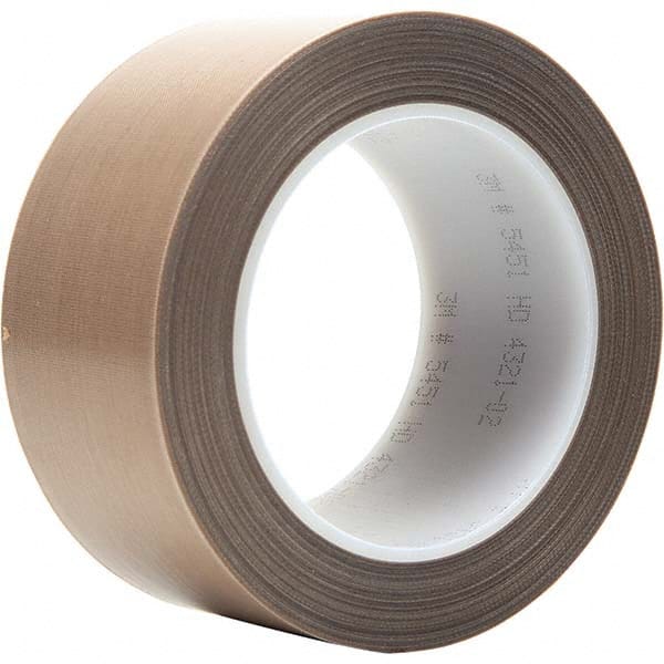 3M - 36 Yd x 3" Brown PTFE Film Tape - Eagle Tool & Supply