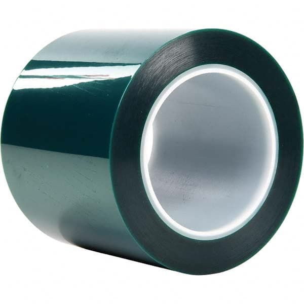 3M - 72 Yd x 4" Green Polyester Film Tape - Eagle Tool & Supply