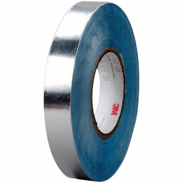 3M - 60 Yd x 4" x 5.5 mil Silver Aluminum Foil Tape - Eagle Tool & Supply
