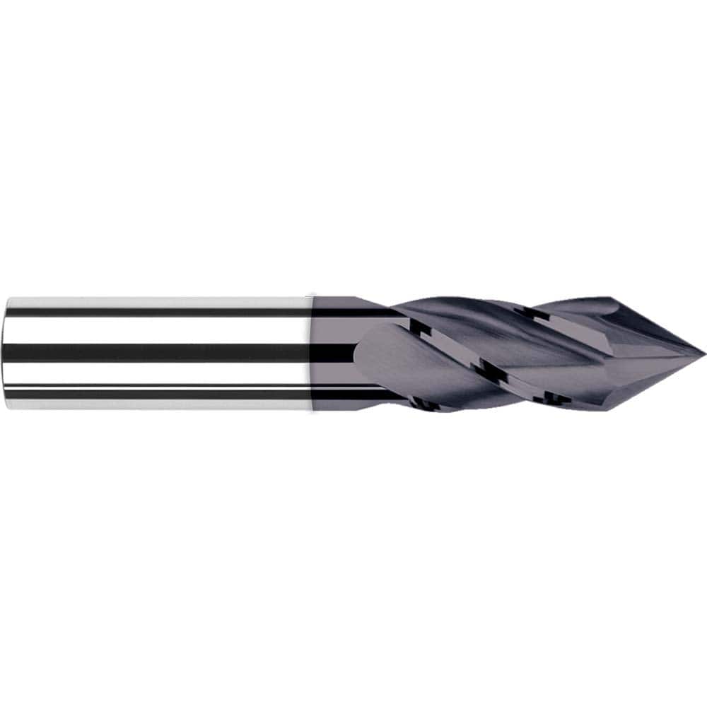 Harvey Tool - Drill Mills; Material: Solid Carbide ; Mill Diameter (Inch): 3/8 ; Mill Diameter (Decimal Inch): 0.3750 ; Shank Diameter (Inch): 3/8 ; Shank Diameter (Decimal Inch): 0.3750 ; Length of Cut (Inch): 7/8 - Exact Industrial Supply