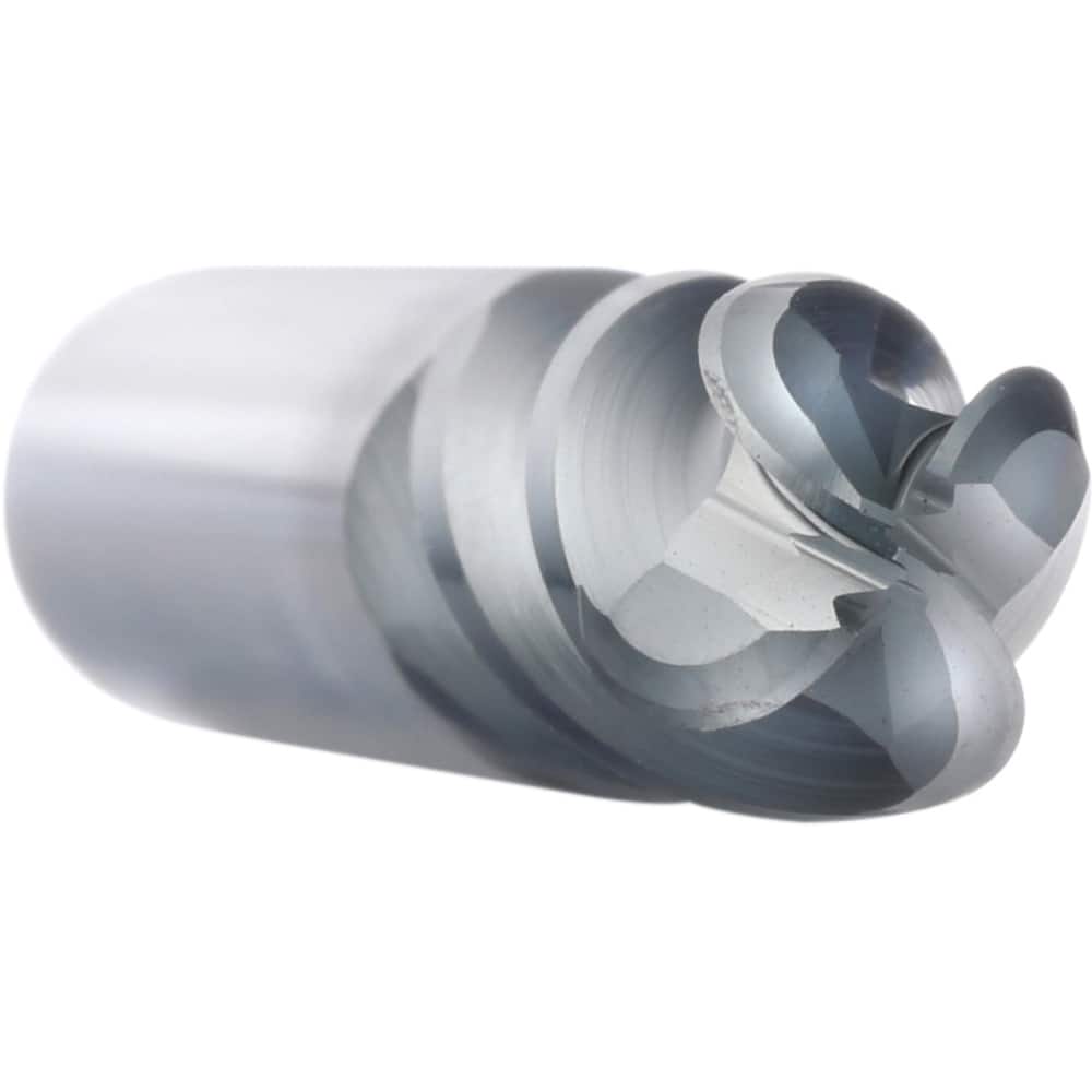 Supermill - Ball End Mills; Mill Diameter (Inch): 1/2 ; Mill Diameter (Decimal Inch): 0.5000 ; Number of Flutes: 4 ; Length of Cut (Inch): 3 ; Length of Cut (Decimal Inch): 3.0000 ; Material: Solid Carbide - Exact Industrial Supply
