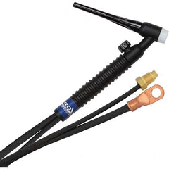 PRO-SOURCE - 150 Amp 12-1/2' Rubber Outfit 17V Air Cooled TIG Welding Torch Kit - Eagle Tool & Supply