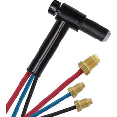 PRO-SOURCE - 250 Amp 25' Rubber Outfit 22B Water Cooled TIG Welding Torch Kit - Eagle Tool & Supply