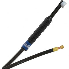 PRO-SOURCE - 80 Amp 12-1/2' Rubber Outfit 24N Air Cooled TIG Welding Torch Kit - Eagle Tool & Supply