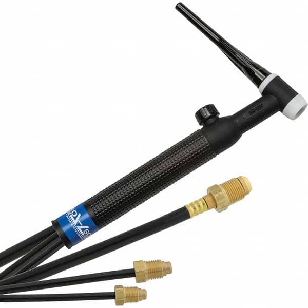 PRO-SOURCE - 350 Amp 25' Rubber Outfit 18V Water Cooled TIG Welding Torch Kit - Eagle Tool & Supply