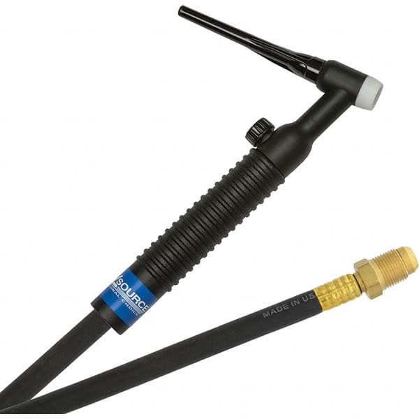 PRO-SOURCE - 200 Amp 25' Rubber Outfit 26V Air Cooled TIG Welding Torch Kit - Eagle Tool & Supply