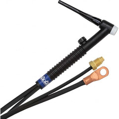 PRO-SOURCE - 150 Amp 12-1/2' Rubber Outfit 17FV Air Cooled TIG Welding Torch Kit - Eagle Tool & Supply
