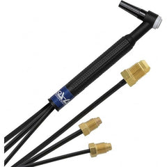 PRO-SOURCE - 250 Amp 12-1/2' Rubber Outfit 20 Water Cooled TIG Welding Torch Kit - Eagle Tool & Supply