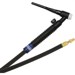 PRO-SOURCE - 150 Amp 12-1/2' Rubber Outfit 17V Air Cooled TIG Welding Torch Kit - Eagle Tool & Supply