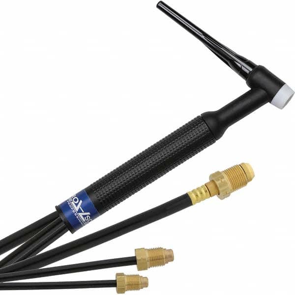 PRO-SOURCE - 350 Amp 25' Rubber Outfit 18 Water Cooled TIG Welding Torch Kit - Eagle Tool & Supply