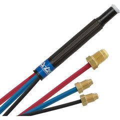 PRO-SOURCE - 250 Amp 12-1/2' Rubber Outfit 20P Water Cooled TIG Welding Torch Kit - Eagle Tool & Supply