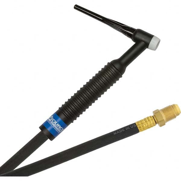 PRO-SOURCE - 200 Amp 25' Rubber Outfit 26 Air Cooled TIG Welding Torch Kit - Eagle Tool & Supply