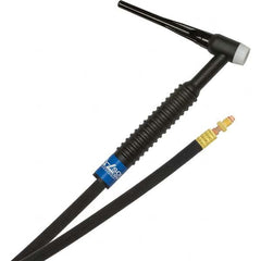 PRO-SOURCE - 150 Amp 12-1/2' Rubber Outfit 17 Air Cooled TIG Welding Torch Kit - Eagle Tool & Supply