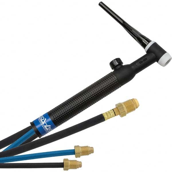 PRO-SOURCE - 350 Amp 25' Rubber Outfit 18V Water Cooled TIG Welding Torch Kit - Eagle Tool & Supply