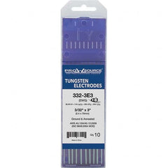 PRO-SOURCE - Tungsten Electrodes Type: E3 Diameter (Inch): 3/32 - Eagle Tool & Supply