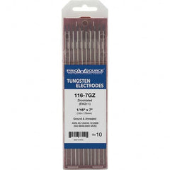 PRO-SOURCE - Tungsten Electrodes Type: Zirconiated Diameter (Inch): 1/16 - Eagle Tool & Supply