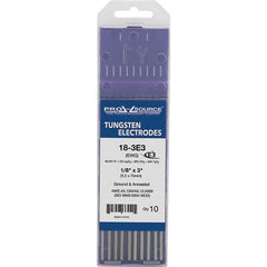 PRO-SOURCE - Tungsten Electrodes Type: E3 Diameter (Inch): 1/8 - Eagle Tool & Supply