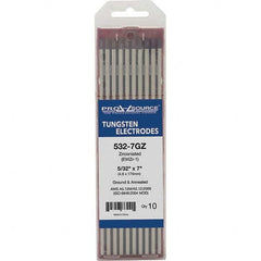 PRO-SOURCE - Tungsten Electrodes Type: Zirconiated Diameter (Inch): 5/32 - Eagle Tool & Supply