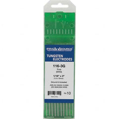 PRO-SOURCE - Tungsten Electrodes Type: Pure Diameter (Inch): 1/16 - Eagle Tool & Supply