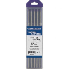 PRO-SOURCE - Tungsten Electrodes Type: E3 Diameter (Inch): 3/16 - Eagle Tool & Supply
