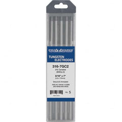 PRO-SOURCE - Tungsten Electrodes Type: 2% Ceriated Diameter (Inch): 3/16 - Eagle Tool & Supply