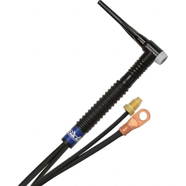 PRO-SOURCE - 150 Amp 25' Rubber Outfit 17FMT Air Cooled TIG Welding Torch Kit - Eagle Tool & Supply