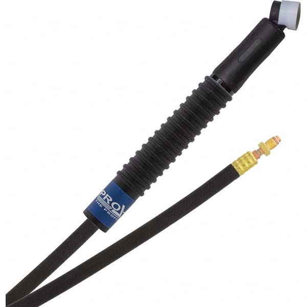 PRO-SOURCE - 80 Amp 12-1/2' Rubber Outfit 24FMT Air Cooled TIG Welding Torch Kit - Eagle Tool & Supply