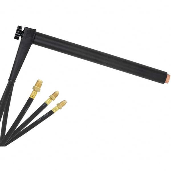 PRO-SOURCE - 500 Amp 3' Rubber Outfit 27B Water Cooled TIG Welding Torch Kit - Eagle Tool & Supply