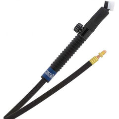 PRO-SOURCE - 80 Amp 12-1/2' Rubber Outfit 24FVMT Air Cooled TIG Welding Torch Kit - Eagle Tool & Supply