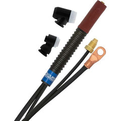 PRO-SOURCE - 150 Amp 12-1/2' Rubber Outfit 150M Air Cooled TIG Welding Torch Kit - Eagle Tool & Supply