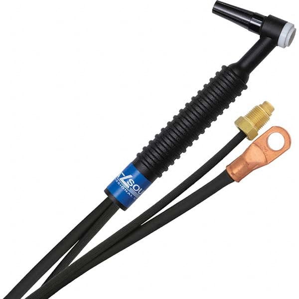 PRO-SOURCE - 125 Amp 12-1/2' Rubber Outfit 9 Air Cooled TIG Welding Torch Kit - Eagle Tool & Supply