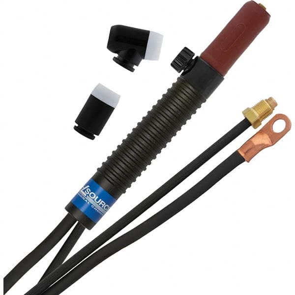 PRO-SOURCE - 200 Amp 25' Rubber Outfit 200M Air Cooled TIG Welding Torch Kit - Eagle Tool & Supply
