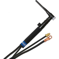 PRO-SOURCE - 200 Amp 25' Rubber Outfit 26FVMT Air Cooled TIG Welding Torch Kit - Eagle Tool & Supply