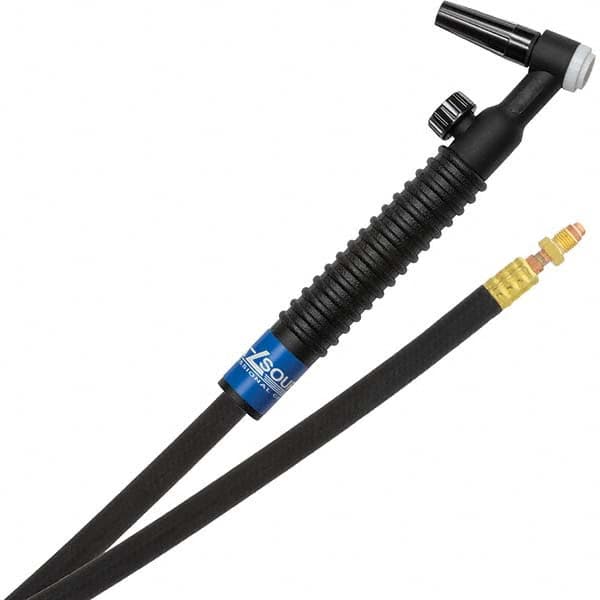 PRO-SOURCE - 125 Amp 25' Rubber Outfit 9V Air Cooled TIG Welding Torch Kit - Eagle Tool & Supply