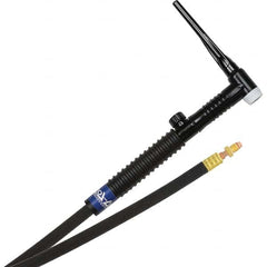PRO-SOURCE - 150 Amp 12-1/2' Rubber Outfit 17FVMT Air Cooled TIG Welding Torch Kit - Eagle Tool & Supply