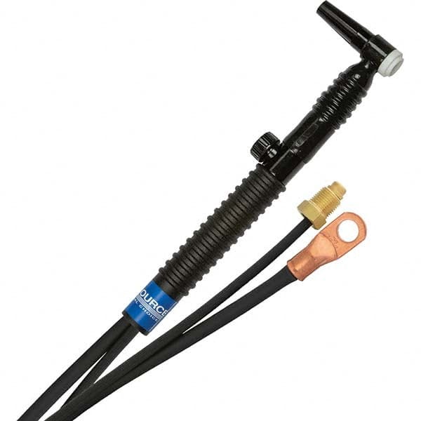 PRO-SOURCE - 125 Amp 12-1/2' Rubber Outfit 9FVMT Air Cooled TIG Welding Torch Kit - Eagle Tool & Supply