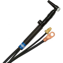 PRO-SOURCE - 125 Amp 12-1/2' Rubber Outfit 9FVMT Air Cooled TIG Welding Torch Kit - Eagle Tool & Supply