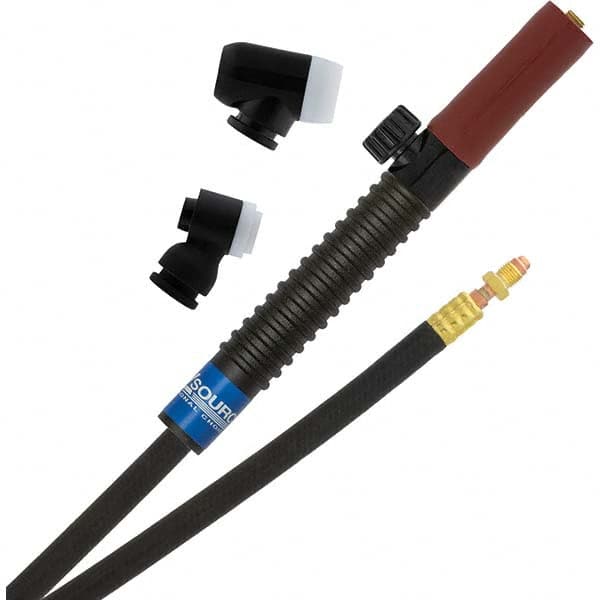 PRO-SOURCE - 150 Amp 25' Rubber Outfit 150M Air Cooled TIG Welding Torch Kit - Eagle Tool & Supply