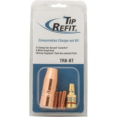 PRO-SOURCE - 0.035" to 4/89" Wire OD, MIG Welder Diffuser Kit - Eagle Tool & Supply