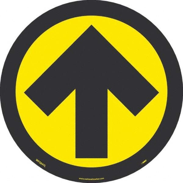 NMC - "Blank" Adhesive-Backed Floor Sign - Eagle Tool & Supply