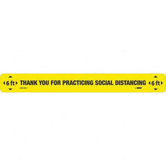 NMC - "Thank You for Practicting Social Distancing" Adhesive-Backed Floor Sign - Eagle Tool & Supply