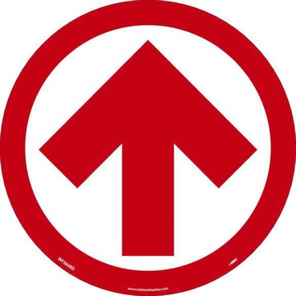 NMC - "Blank" Adhesive-Backed Floor Sign - Eagle Tool & Supply