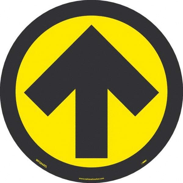 NMC - "Blank" Adhesive-Backed Floor Sign - Eagle Tool & Supply