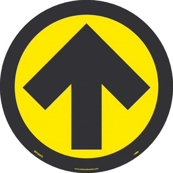 NMC - "Blank" Adhesive-Backed Floor Sign - Eagle Tool & Supply