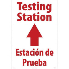 NMC - Cone & A Frame Floor Signs Shape: A-Frame Type: Security & Admittance - Eagle Tool & Supply