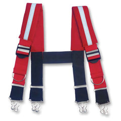 GB5093 XL Red Quick Adj Suspenders Reflective - Exact Industrial Supply