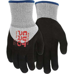 MCR Safety - Size M, ANSI Cut Lvl A5, Puncture Lvl 3, Abrasion Lvl 4, Foam Nitrile Coated Cut & Puncture Resistant Gloves - Eagle Tool & Supply
