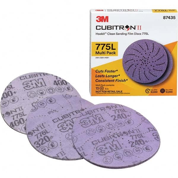 3M - Hook & Loop Discs Abrasive Type: Film Disc Disc Diameter (Inch): 5 - Eagle Tool & Supply