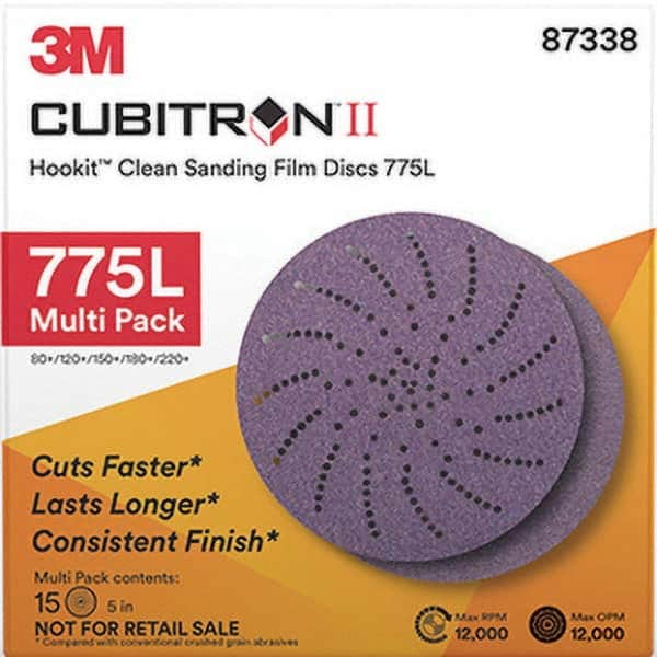 3M - Hook & Loop Discs Abrasive Type: Film Disc Disc Diameter (Inch): 5 - Eagle Tool & Supply